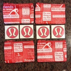 Lululemon quotes coin purses &tattoos