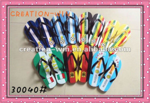 2014 futebol copa do mundo de flip flop para v rios tipos de bandeira