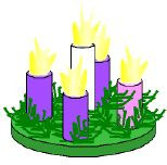 Advent Wreath Craft: another toilet paper tube wreath, but this one ...