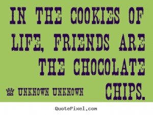 ... are the chocolate chips. Unknown Unknown best friendship quotes