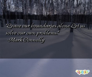 Quotes about Boundaries
