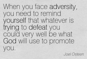 ... You Could Very Well Be What God Will Use To Promote You. - Joel Osteen