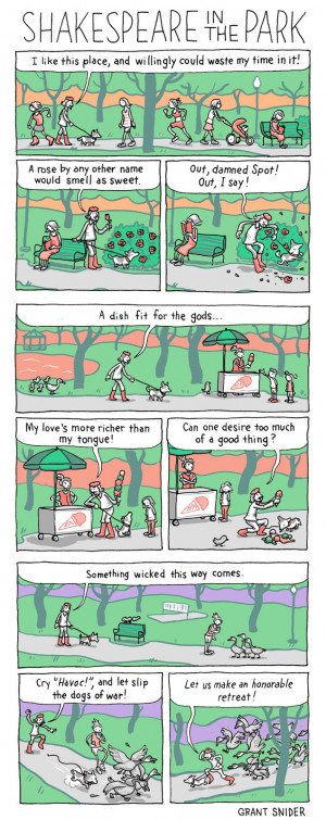 Ghetto Spongebob Sayings Shakespeare in the park incidentalcomics