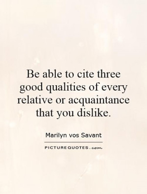 Relatives Quotes Marilyn Vos Savant Quotes