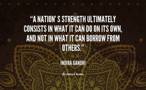 Indira Gandhi Quote Picture 7507