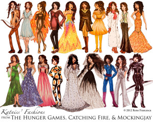 Katniss' Hunger Games (Trilogy) Fashion by strawberryrfp