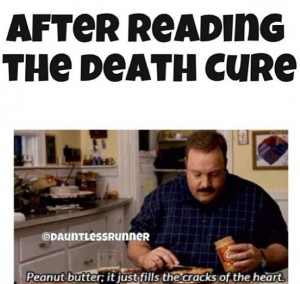 ... the cracks of the heart xd the death cure and many more books lol
