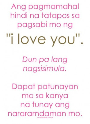 Quotes About Love Tagalog Patama