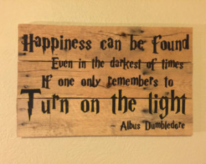 ... to Turn on the Lights- Albus Dumbledore/Harry Potter- Reclaimed Pa
