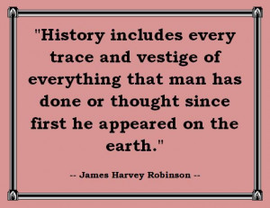 The universal nature of history!