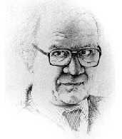 Drawing of George Woodcock