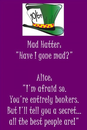 mad hatter quote