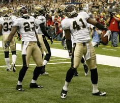 Roman Harper and Malcolm Jenkins Movin' it like Bernie... More