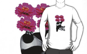 Funny Shirt Designs Juggling Panda Bear