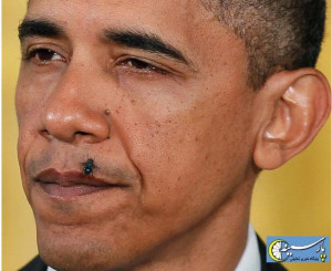 عکس:بوسه بر لب اوباما