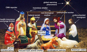 The Non Religious Winter Birth Diorama