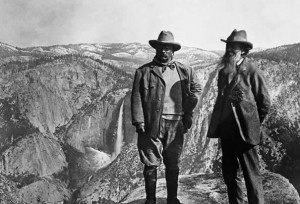 theodore roosevelt and john muir at yosemite a quote from teddy ...