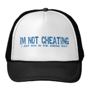 Not Cheating Hats