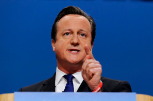 ... Ukip unter Druck gesetzt: Der britische Premierminister David Cameron