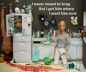 barbie, dead, devil, funny, gross, ken, killer, miniatures, nice ...