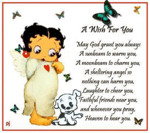 Betty Boop.....blessings!