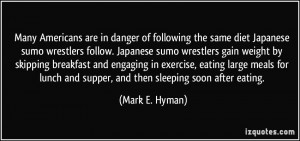 More Mark E. Hyman Quotes