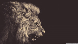 ... is an inspirational wallpaper about strength be strong like a lion