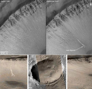 topic nasa water still flows on mars