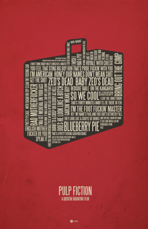More Geeky Movie Quote Typographical Poster Art