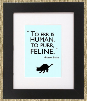 Cat Quotes Framed Print 