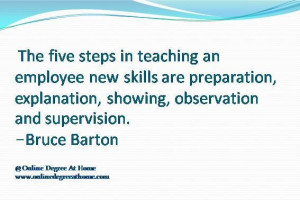 Education quotes for teachers. The five steps in teaching an employee ...