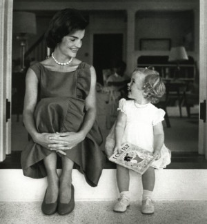 Caroline Kennedy As A Child 1960- jackie and caroline in