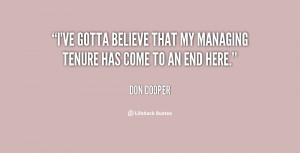 DON COOPER QUOTES