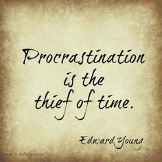 Procrastination is the thief of time. #business #mireilleryan #quote