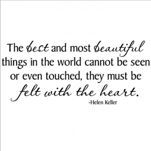Love this quote by Helen Keller