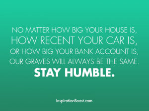 Stay Humble Quotes