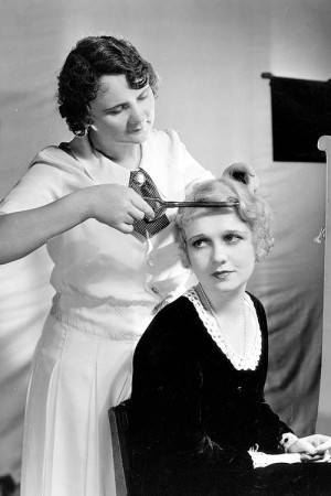 Anita Page. Oh the things we do for beauty. That 20's curling iron is ...
