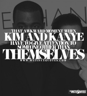 That Awkward Moment When Kim And Kanye Have To Give Attention To ...