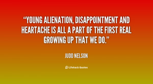 Young alienation, disappointment and heartache is all a part of the ...