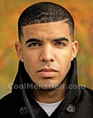 Image of Drake haircut.