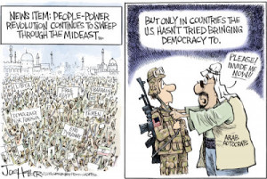 Political Cartoon is by Joe Heller in The Green Bay Press-Gazette.