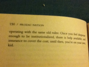 Prozac Nation Book Quotes. QuotesGram