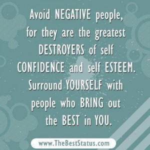 Negative People insult and criticize and bring you down