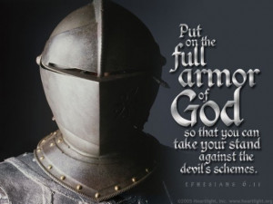 ... of god that you may be able to stand against the wiles of the devil