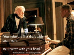 The movie, Finding Forrester, provided me with just enough quotes to ...