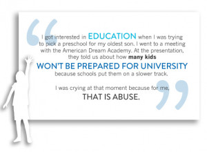 My kids aren’t going to be part of that. And when I see other kids I ...