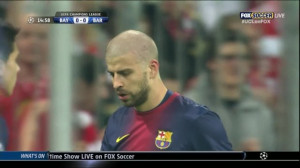 Oh wow. Gerard Pique shaved his head and I've been confusing him for ...
