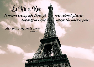 Le 58 Tour Eiffel Quote Photograph