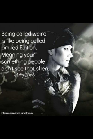 Ashley Purdy quote by littlebat905