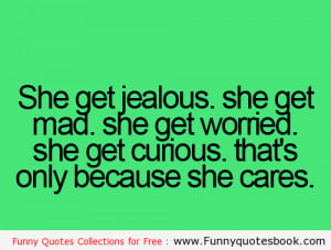 If she was Getting Jealous in Love